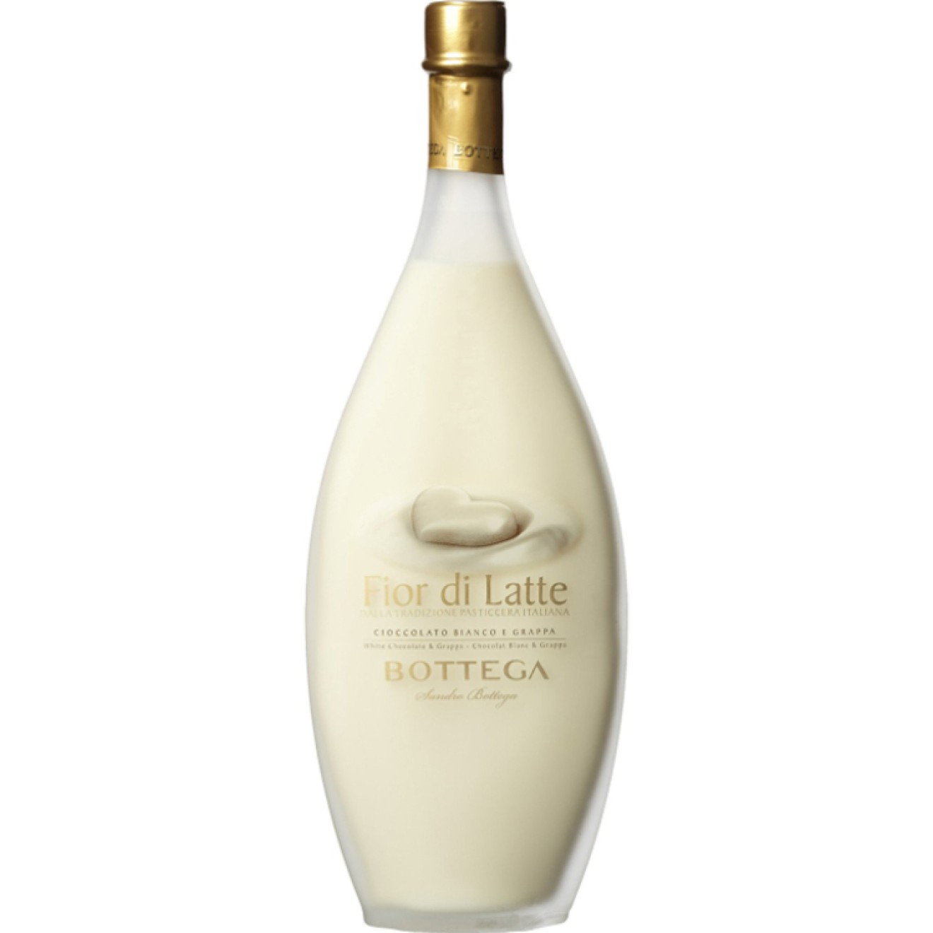 BOTTEGA Fior di Latte Weisse Schokolade Grappa-Likör 15% 0,5