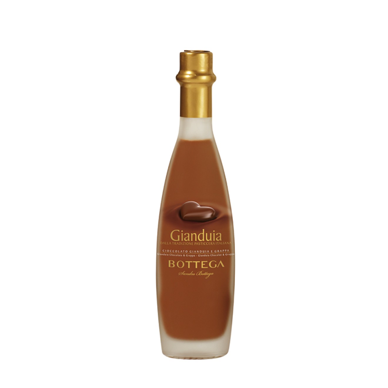 BOTTEGA Gianduia Liquore Cioccolato Gianduia e Grappa 17%, 0,2