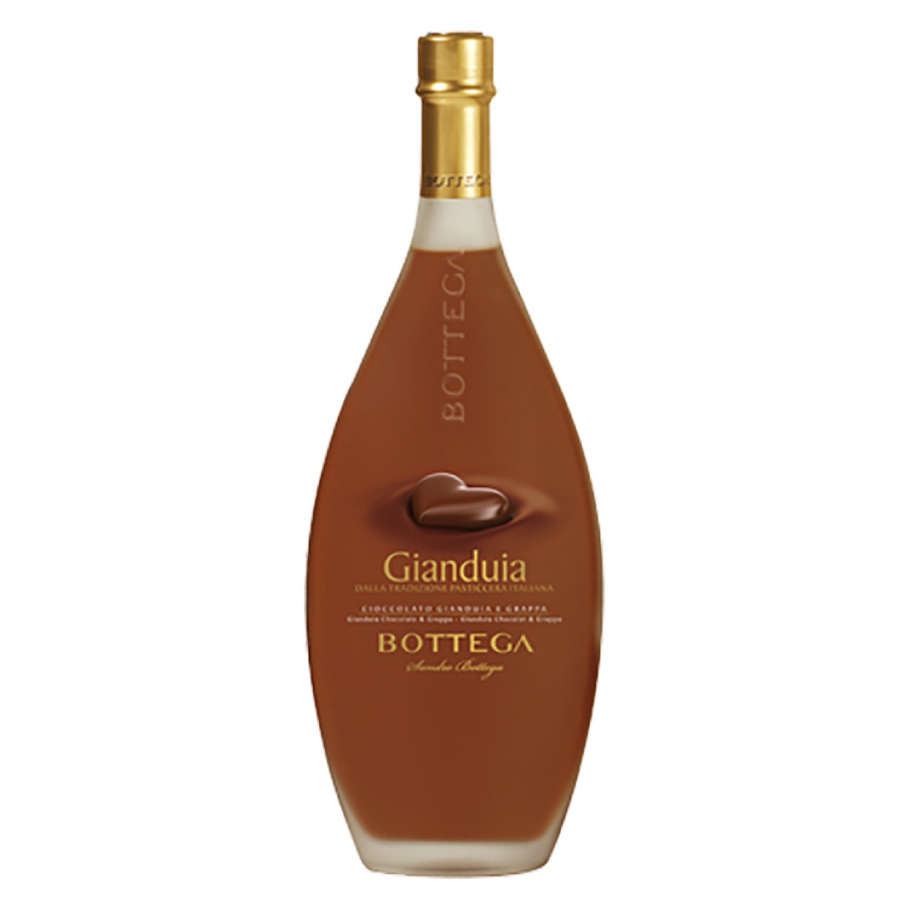 BOTTEGA Gianduia Liquore Cioccolato Gianduia e Grappa 17%, 0,5