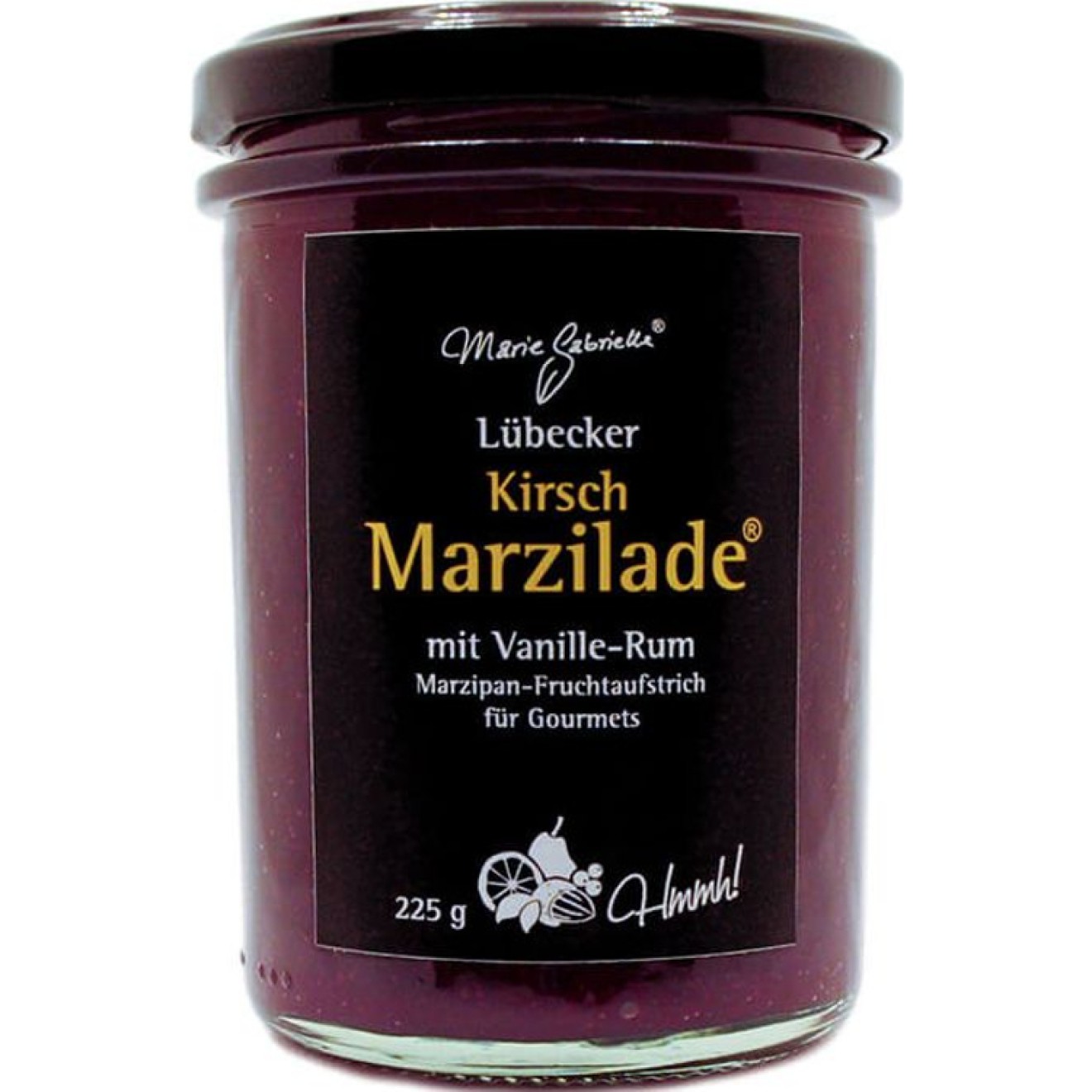 MARZILADE Kirsch mit Vanille-Rum 225g