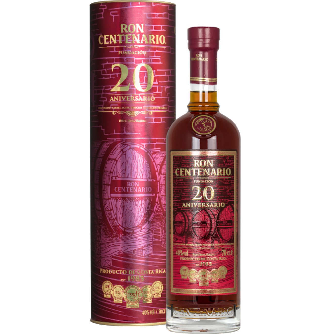 CENTENARIO (20) Rum Fundacion 40% 0,7