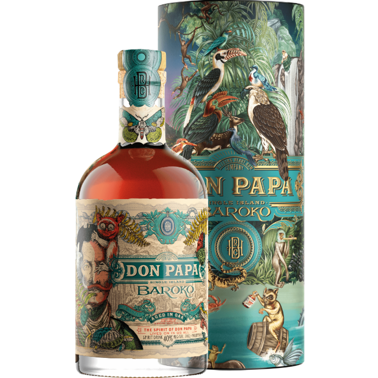 DON PAPA Baroko 40% 0,7 + Flora & Fauna Tube