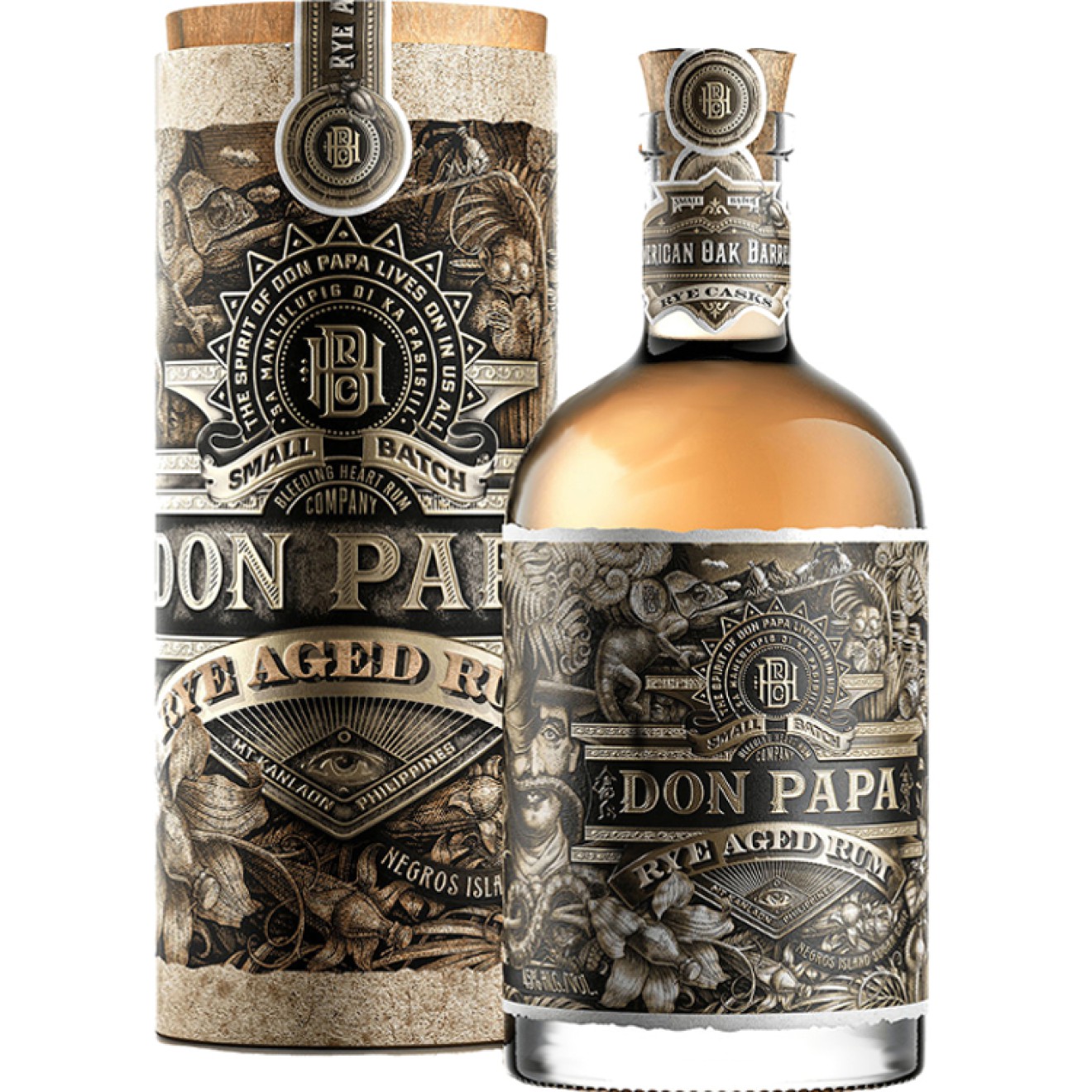 DON PAPA Rye Aged Rum 45% 0,7