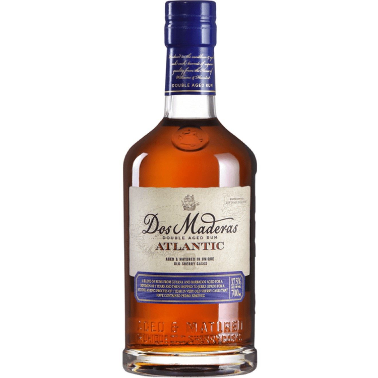 DOS MADERAS Atlantic - Double Aged Rum 37,5% 0,7