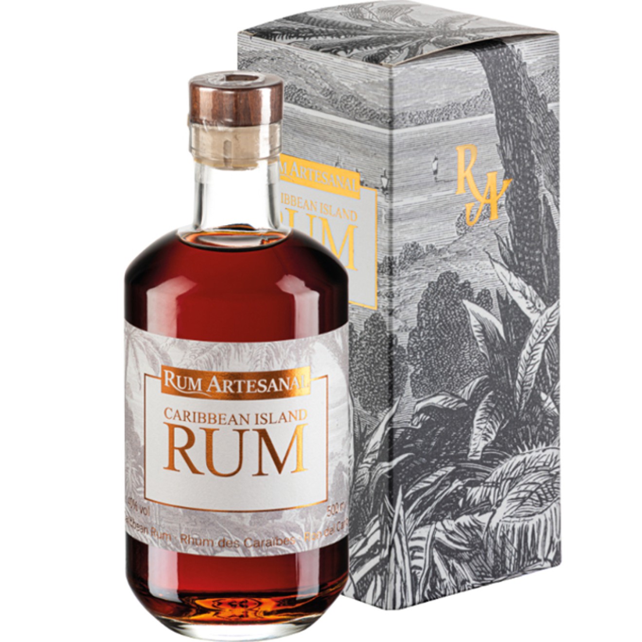 RA RUM ARTESANAL Caribbean Island Blend 41,5% 0,5