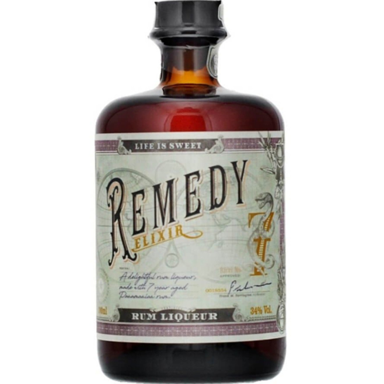 REMEDY Elixir (7y) Rum Liqueur 34% 0,7