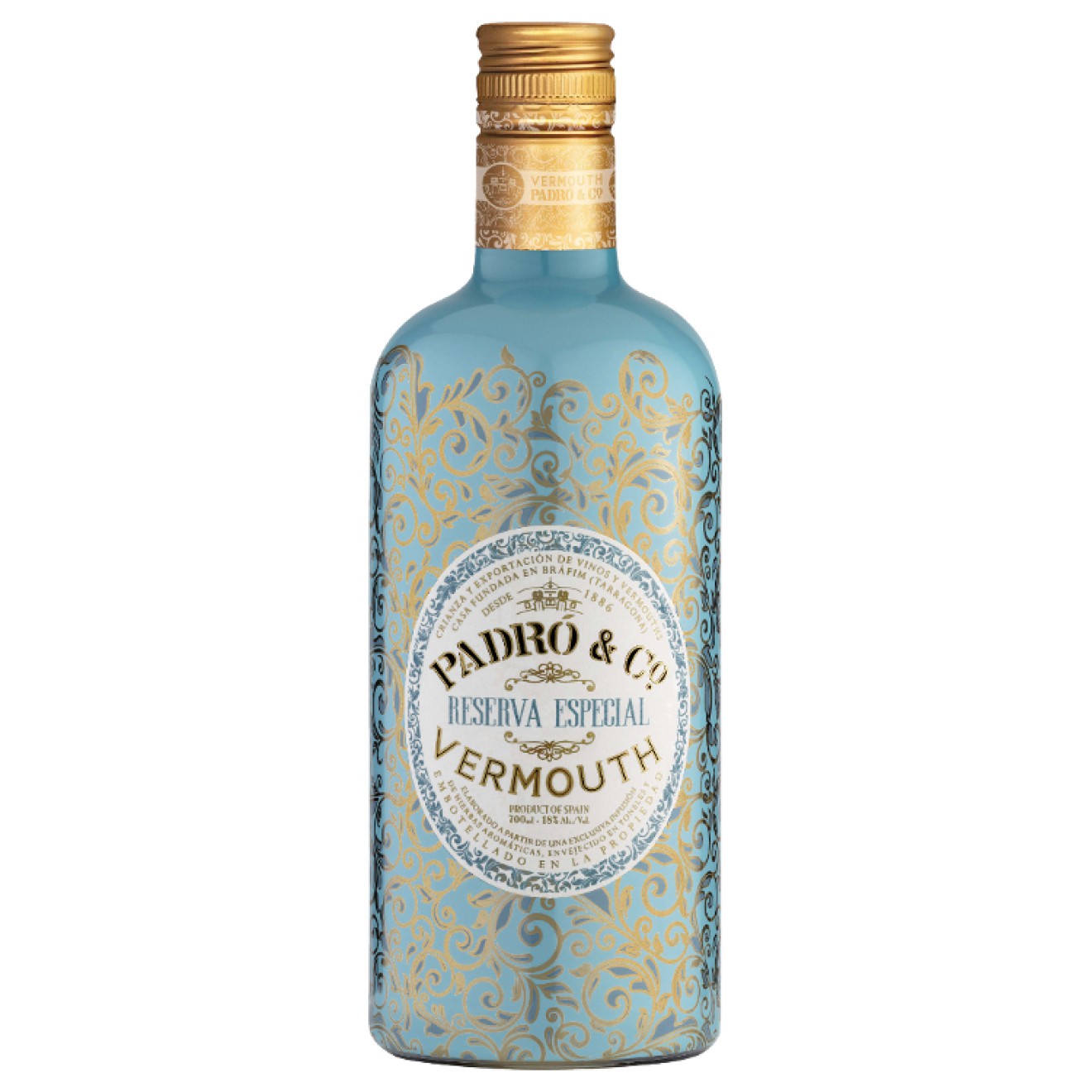 PADRO Vermouth Reserva Especial 18%, 0,75