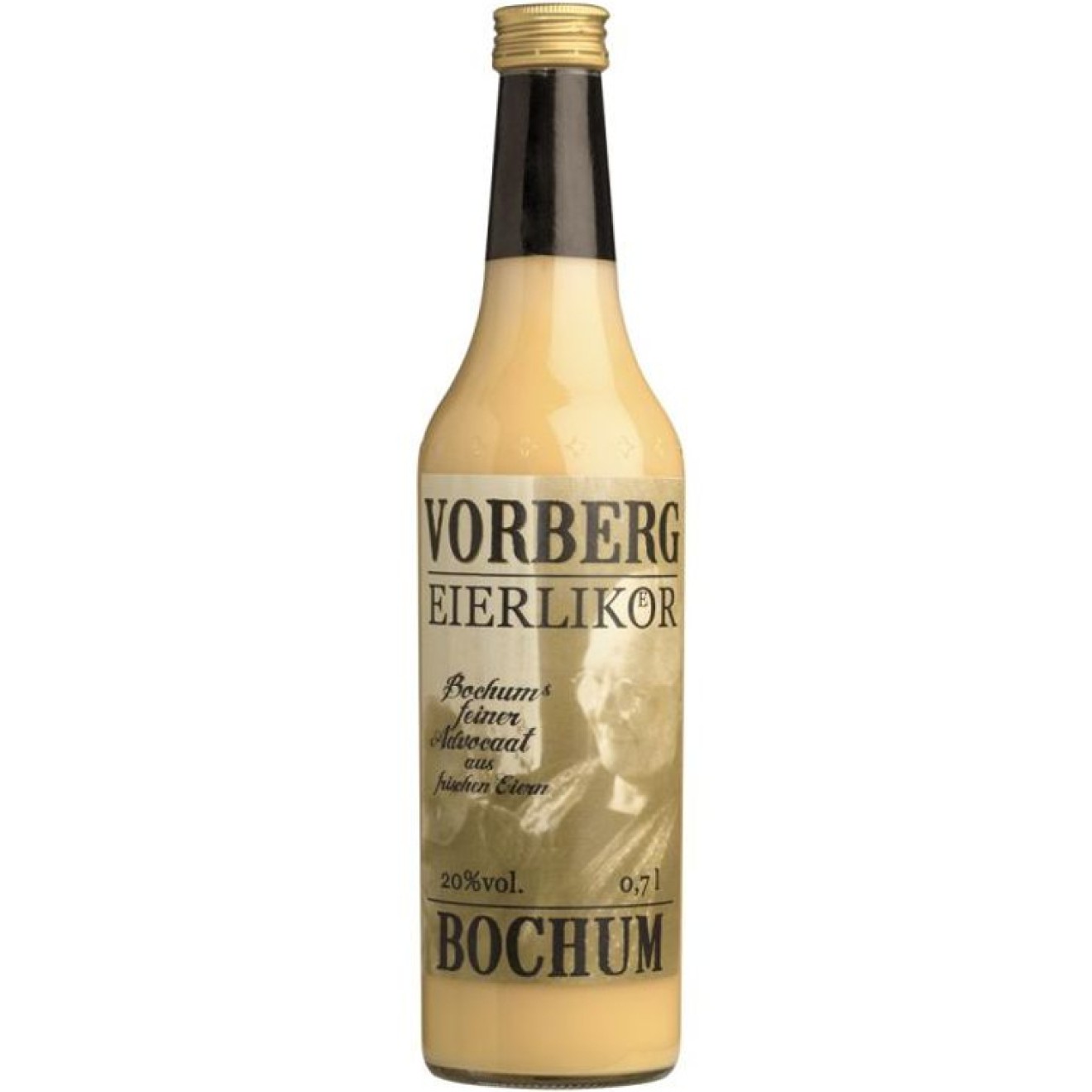 VORBERG Eierlikör, Bochums feiner Advocaat 20% 0,7