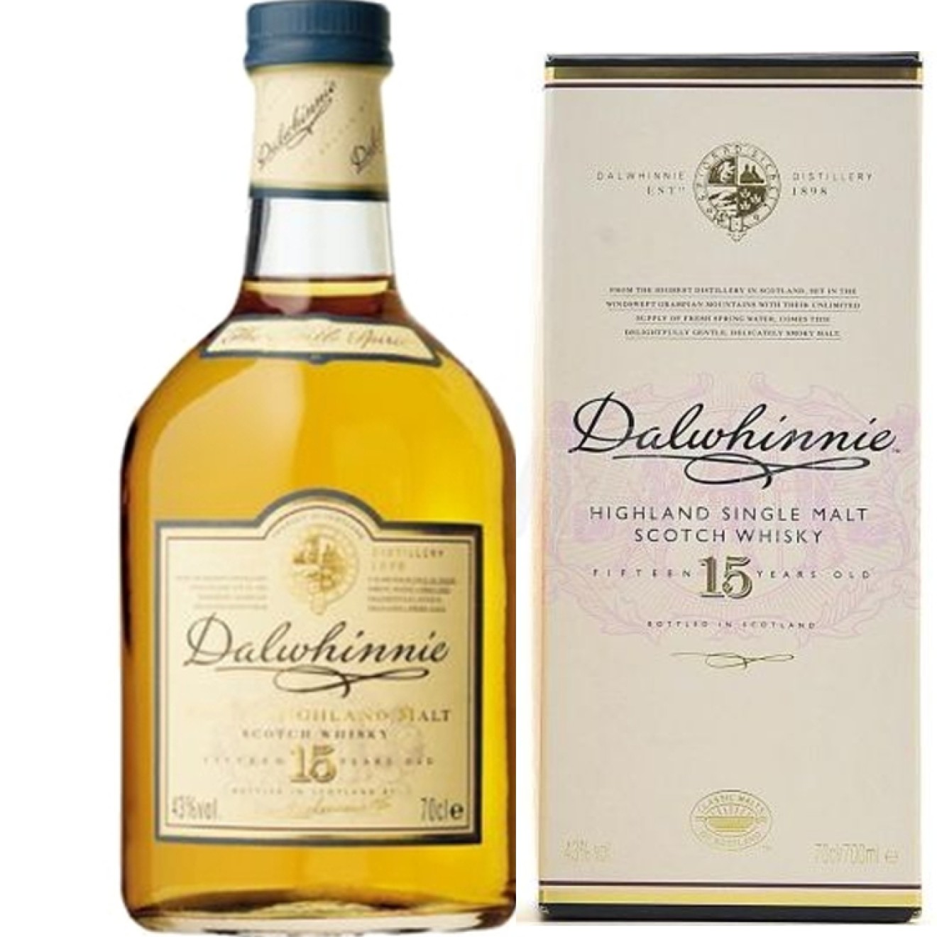 DALWHINNIE (15) Single Malt Whisky 43% 0,7