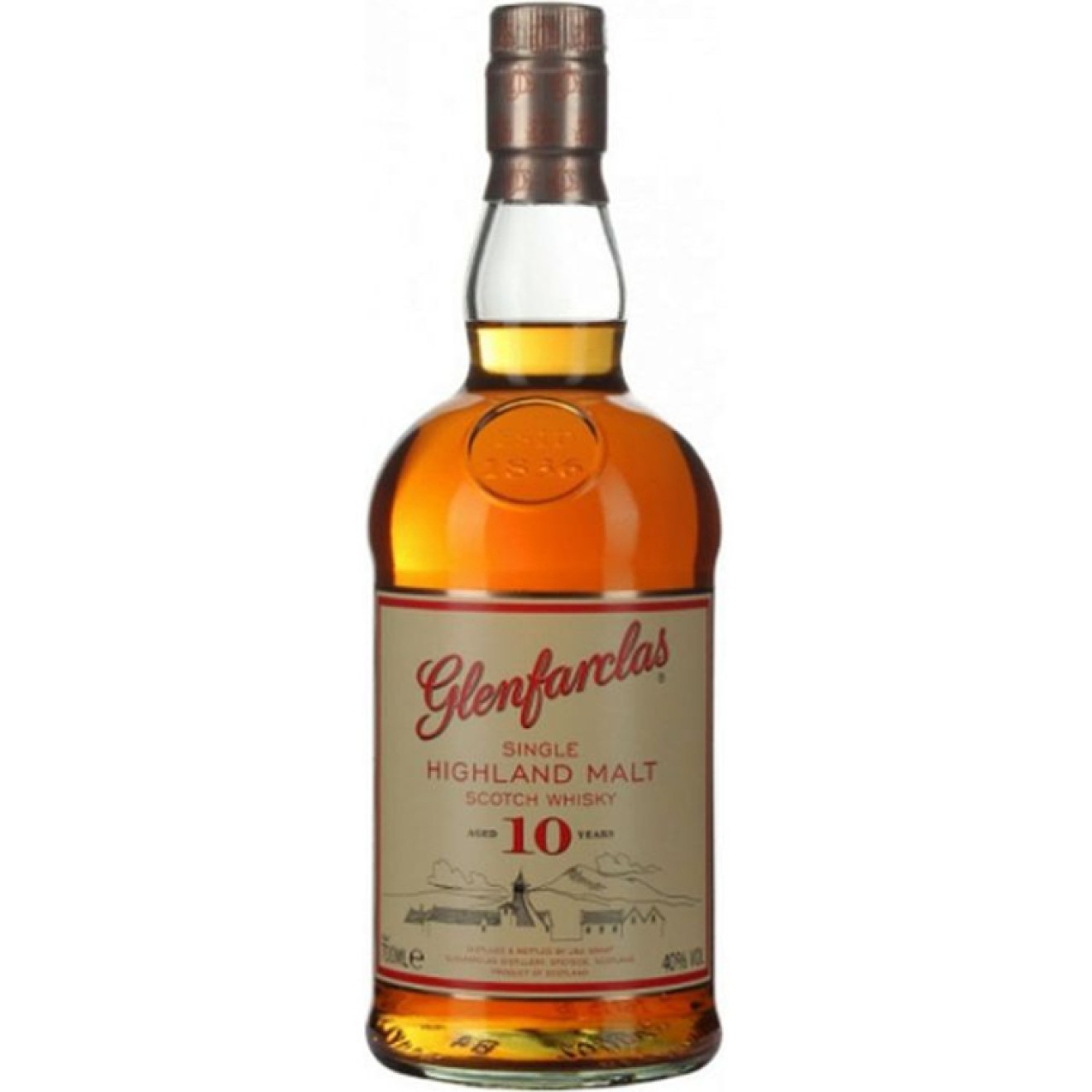 GLENFARCLAS (10) Single Malt Whisky 40% 0,7