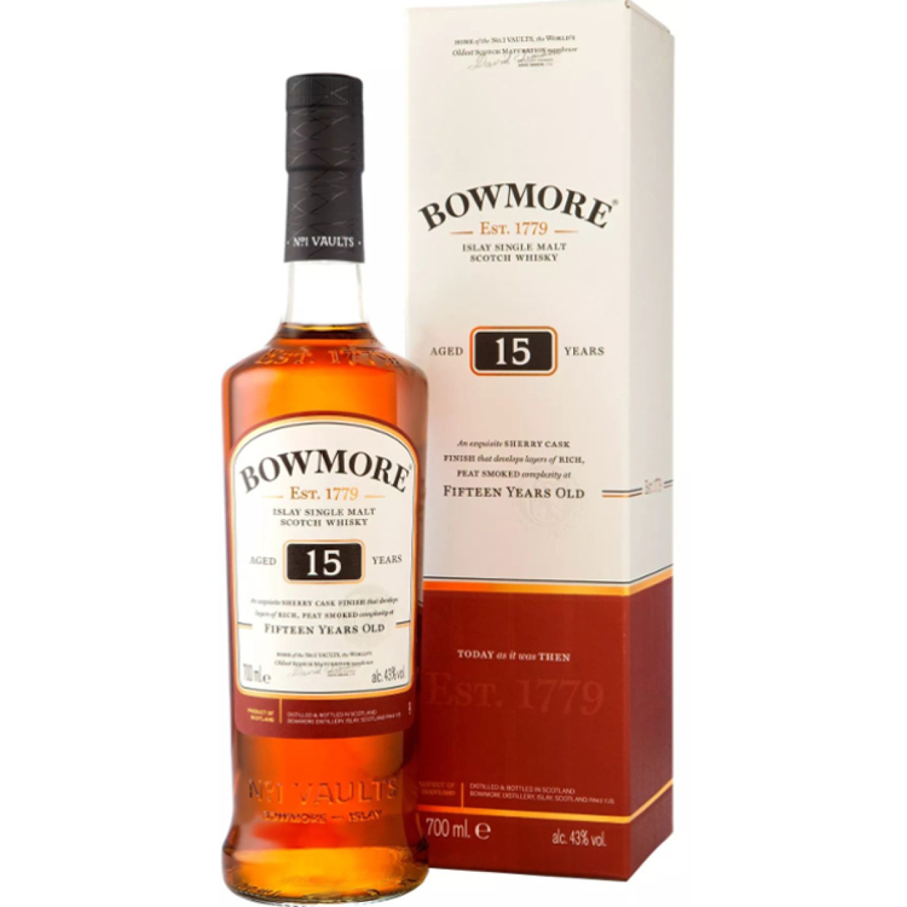 BOWMORE (15) Islay Single Malt Whisky 43% 0,7