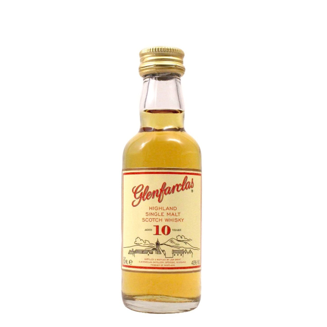 GLENFARCLAS (10) Single Malt Whisky 40%, 0,05