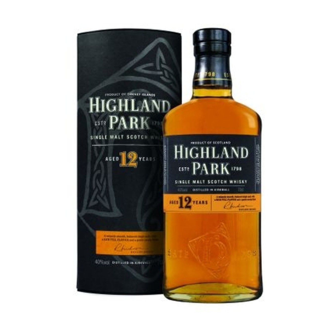 HIGHLAND PARK (12) Single Malt Orkney Whisky 40% 0,7