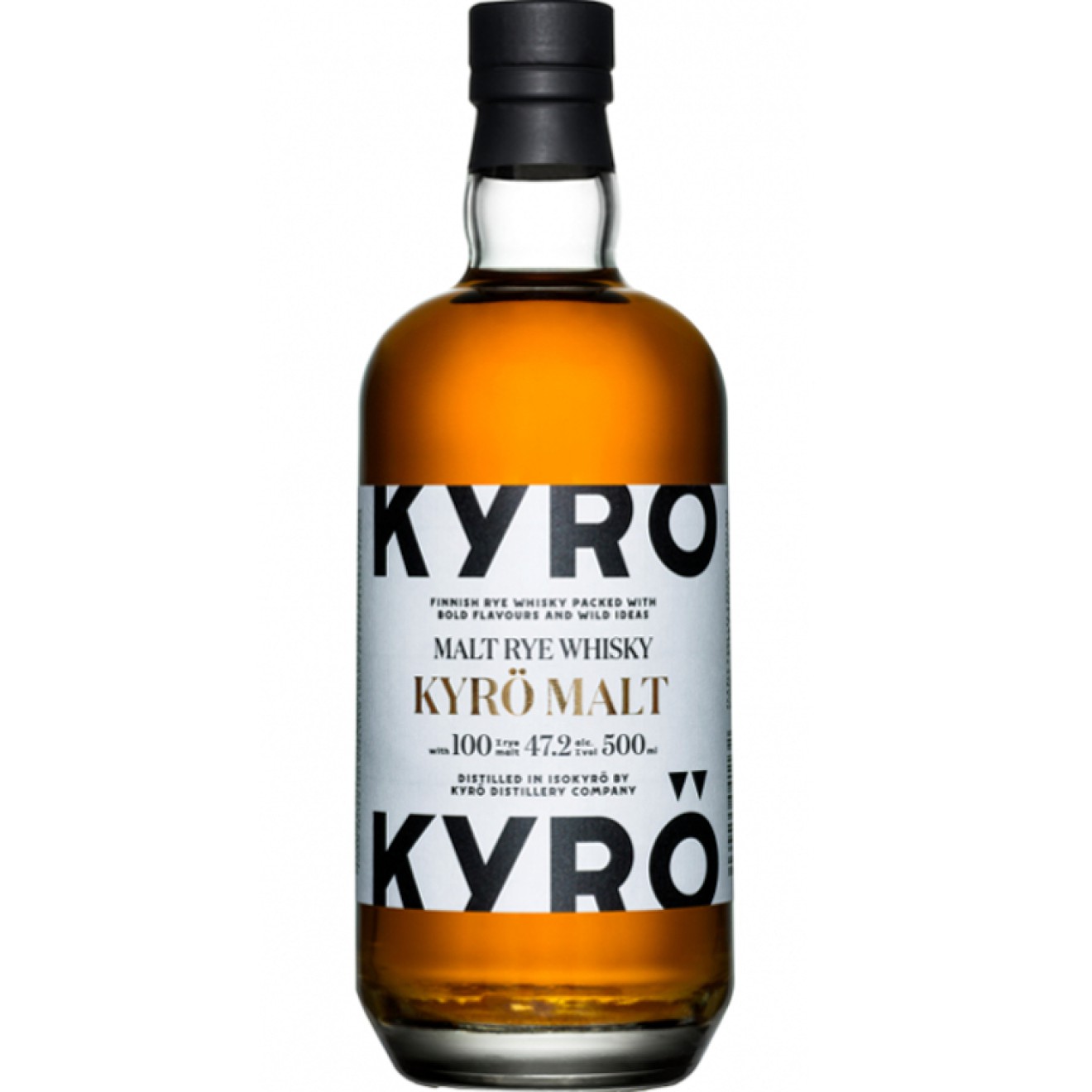 KYRÖ Malt Rye Whisky 47,2% 0,5