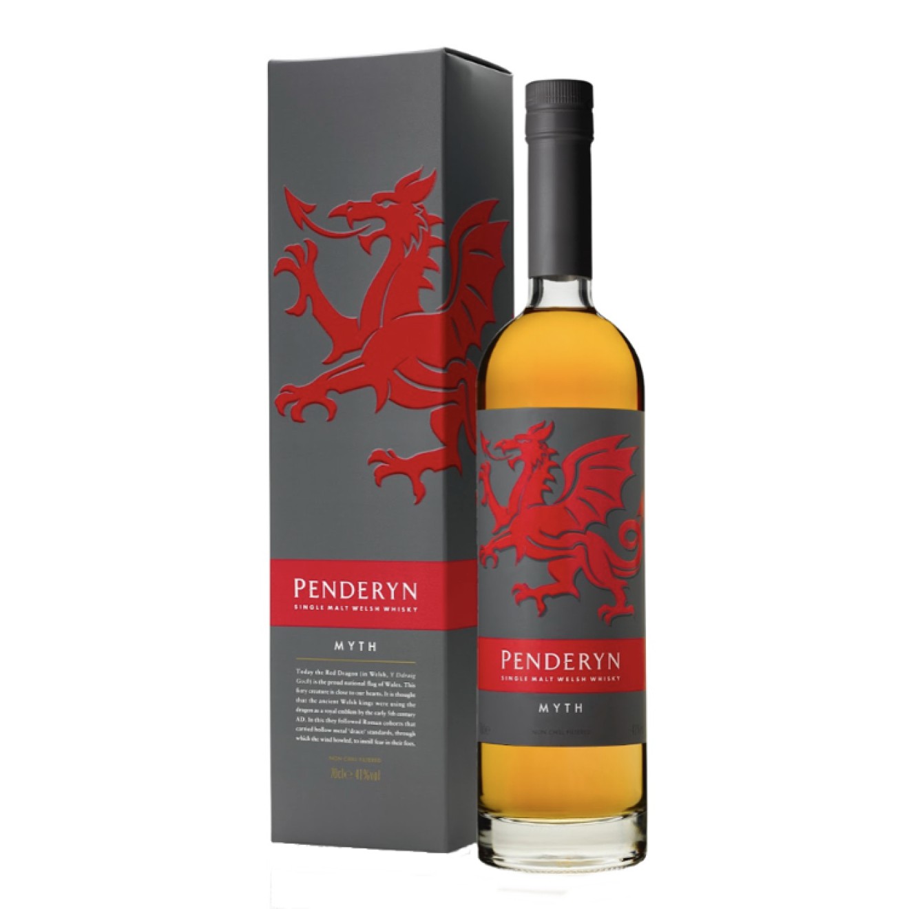 PENDERYN Myth, Single Malt Welsh Whisky 41%, 0,7