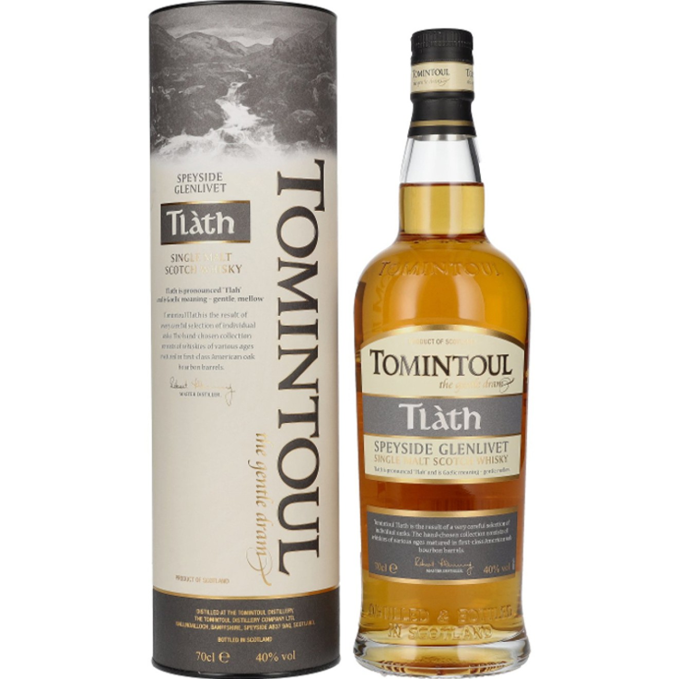 TOMINTOUL Tlath Speyside-Glenlivet Single Malt 40% 0,7