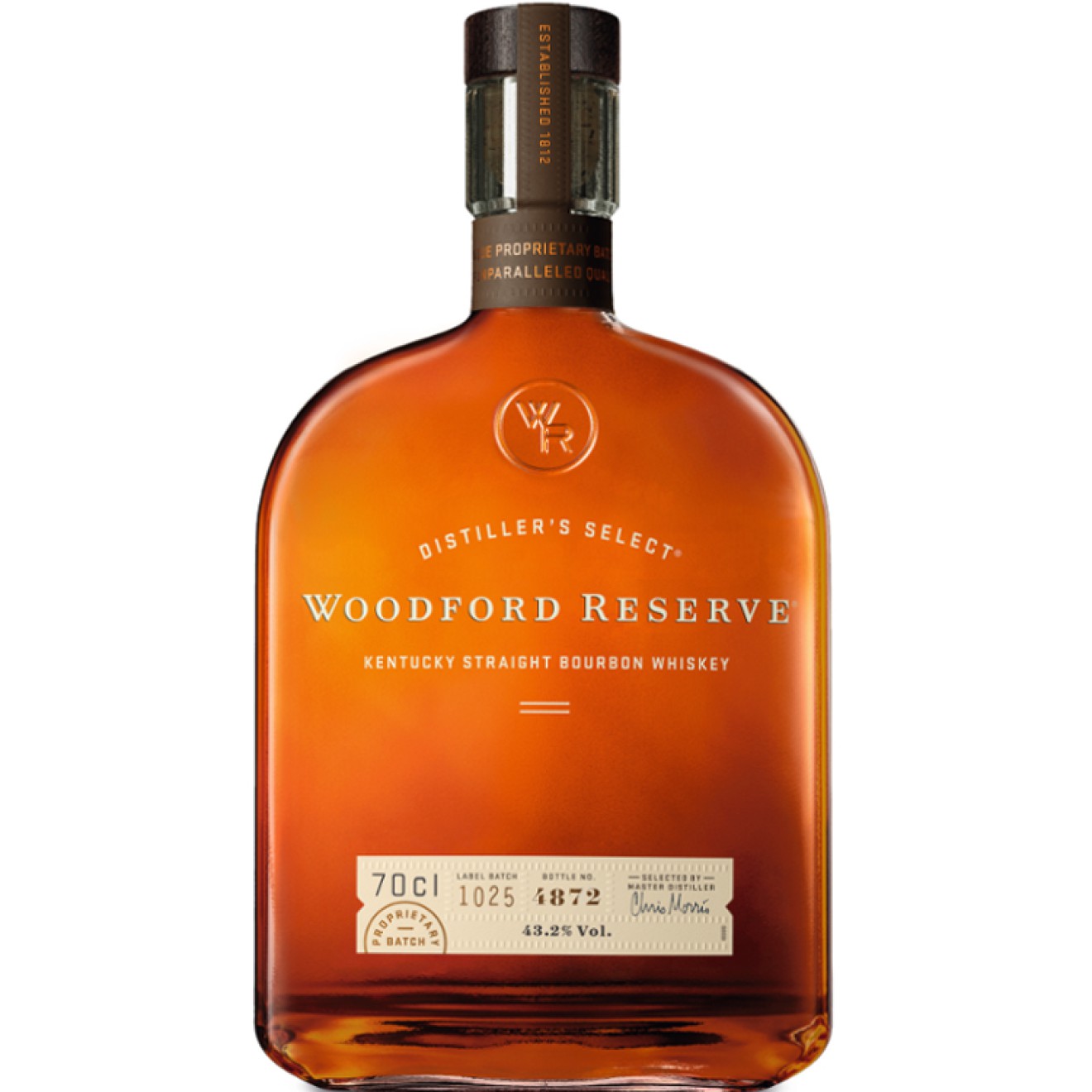 WOODFORD Reserve Bourbon Whiskey 43,2% 0,7