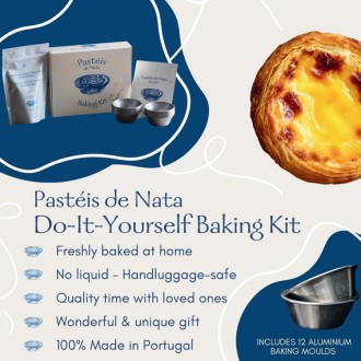 PASTEIS DE NATA Back-Set inkl. 2x200g Backmischungen